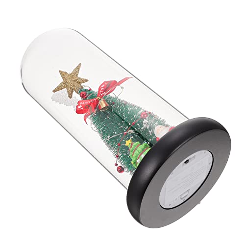 Alipis 1Stück Leuchtende Weihnachtsbaum Dekoration LED Figur Ohne Batterie Festliche Für Desktop Verzierung Und Weihnachtsfeiern von Alipis