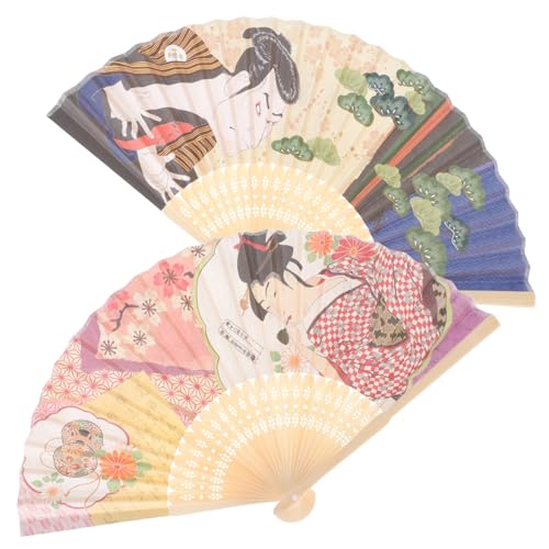 Alipis 2 Fächer-Ornamente Handfächer Zum Zusammenklappen Handfächer Im Chinesischen Stil Traditioneller Chinesischer Fächer Perfekt Für Dekorationen Alipis 2 Fächer-Ornamente Handfächer Zum Zusammenklappen Handfächer Im Chinesischen Stil Traditioneller Chinesischer Fächer Perfekt Für Dekorationen von Alipis
