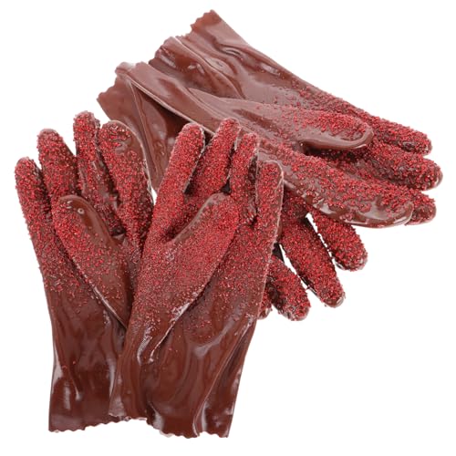Alipis 2paare Handschuhe Robust Für Werkzeuge Abflussreinigung Griffig Wiederverwendbar Kanalreinigung Poolreinigung Klempner Arbeitshandschuhe von Alipis