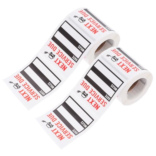 Alipis 2rollen Ölwechselaufkleber Für Windschutze Erinnerungsaufkleber wasserdichte Ölwechselaufkleber Selbstklebende Autoaufkleber Für Nächsten Service Alipis 2rollen Ölwechselaufkleber Für Windschutze Erinnerungsaufkleber wasserdichte Ölwechselaufkleber Selbstklebende Autoaufkleber Für Nächsten Service von Alipis