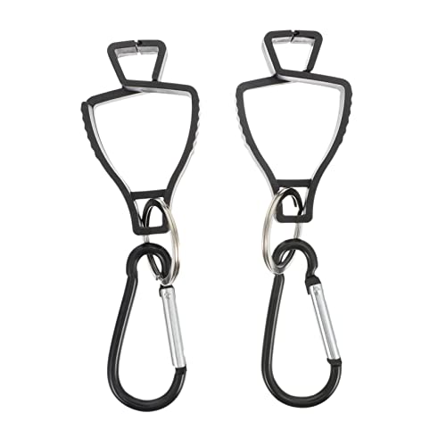 Alipis 2 Sätze Gürtelclips Für Handschuhe Handtuch Und Sonnenbrillen Outdoor Haken Für Praktische Aufbewahrung Und Organisation 2 Stück * 2 von Alipis
