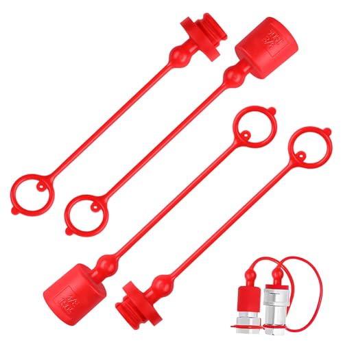 Alipis 2 Sätze Hydraulik Schnellkupplung Staubschutzkappen mit Integriertem Haltering für Sicheren Halt Männlich und Weiblich Hydraulische Anschlussabdeckungen Robust und Zuverlässig Alipis 2 Sätze Hydraulik Schnellkupplung Staubschutzkappen mit Integriertem Haltering für Sicheren Halt Männlich und Weiblich Hydraulische Anschlussabdeckungen Robust und Zuverlässig von Alipis