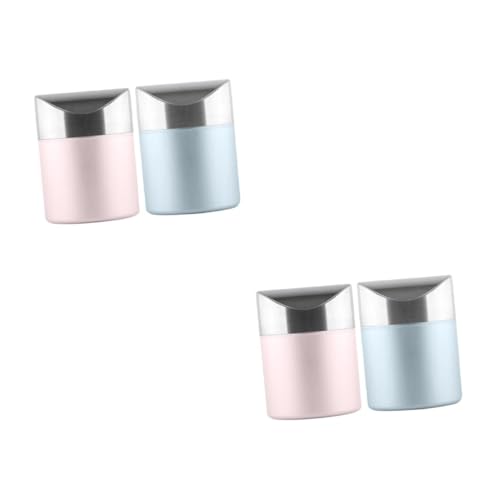 Alipis 2 Sätze Mini Desktop Abfalleimer Mit Rollbarem Deckel Für Auto Büro Sandeffekt Roségold Praktischer Mülleimer 2 Stück * 2 von Alipis