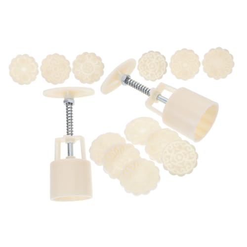 Alipis 2 Sätze Mondkuchenform mit Blumenstempel Handliche Keksstempel für DIY Backen Dekorative Mondkuchen Keksprägeform Vielseitig für Traditionelle Festtagsdesserts Alipis 2 Sätze Mondkuchenform mit Blumenstempel Handliche Keksstempel für DIY Backen Dekorative Mondkuchen Keksprägeform Vielseitig für Traditionelle Festtagsdesserts von Alipis
