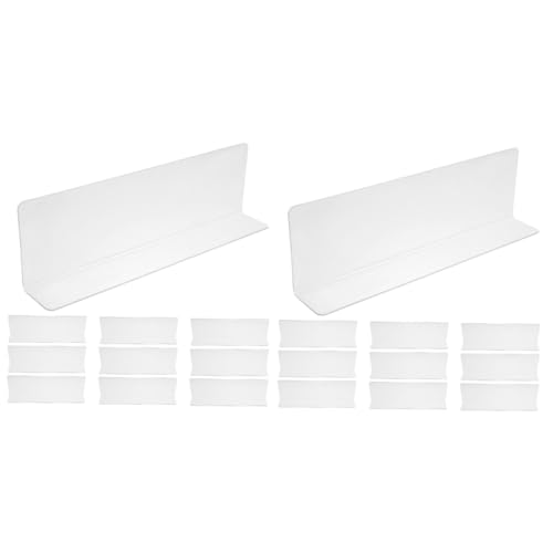 Alipis 2 Sätze PVC Transparente Förmige Regalteiler Für Schrank Und Aufbewahrung Praktische Trennwände Für Einzelhandel Und Supermarkt Leicht Zu Reinigen Und Der Anwendung 10 Stück * 2 Alipis 2 Sätze PVC Transparente Förmige Regalteiler Für Schrank Und Aufbewahrung Praktische Trennwände Für Einzelhandel Und Supermarkt Leicht Zu Reinigen Und Der Anwendung 10 Stück * 2 von Alipis