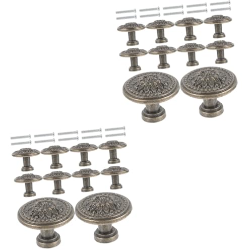 Alipis 2 Sätze Teiliges Vintage Schubladenknöpfe Für Küchenschränke Und Möbel Klassische Türknöpfe Geeignet Für Kommoden Und Schranktüren 10 Stück * 2 von Alipis
