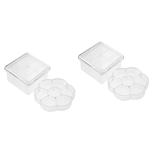Alipis 2 Sätze Transparente Acryl Aufbewahrungsbox Für Ohrringe Und Schmuck Kleine Ringe Und Büroklammern Organizer Leichte Schmuckhalter Schachteln Klarer Sichtschutz 2 Stück * 2 von Alipis