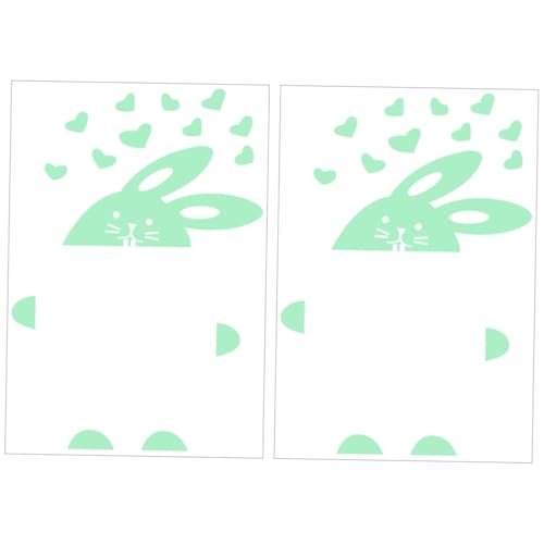 Alipis 2 Satz Leuchtende DIY Sticker Abnehmbare Kaninchen förmige Nachtlicht Aufkleber Selbstklebende Dekorative Lichtdeko für Wohnzimmer und Schlafzimmer Kinderfreundlich Einfach Alipis 2 Satz Leuchtende DIY Sticker Abnehmbare Kaninchen förmige Nachtlicht Aufkleber Selbstklebende Dekorative Lichtdeko für Wohnzimmer und Schlafzimmer Kinderfreundlich Einfach von Alipis