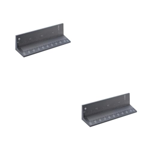 Alipis 2 Stck. Positionierungsring Werkzeug aus Aluminium mit Magnet Präzises Messwerkzeug für Holzbearbeitung für Diy Projekte Robust und Langlebig für Effektive Positionierung und von Alipis