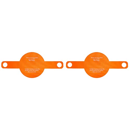 Alipis 2 Stk Brotmatte baking mat Brotbackmatte Teigübertragungsunterlage Toaster-Ofenpfannen Backmatte aus Silikon Roti Zinn Backmatte mit langem Griff Silikon-Backmatte Kieselgel Orange von Alipis