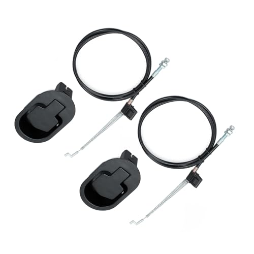 Alipis 2 Stück Aluminium Zuggriff mit Feder und Kabel Ersatzgriff für Relaxsessel Sofa und Couch Robuster Metallgriff für Recliner Hebel Inklusive Mechanismusclip Teiliges von Alipis
