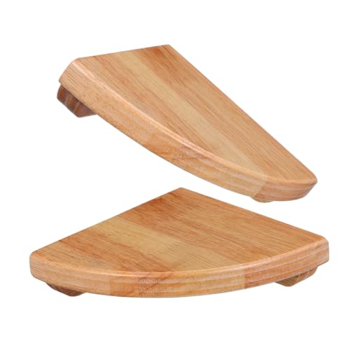 Alipis 2 Stück Eckregal Wandregal aus Holz Schwebendes Eckregal für Bücher Pflanzen und Dekoration Radius Platzsparend und Modern für Schlafzimmer und Wohnzimmer Alipis 2 Stück Eckregal Wandregal aus Holz Schwebendes Eckregal für Bücher Pflanzen und Dekoration Radius Platzsparend und Modern für Schlafzimmer und Wohnzimmer von Alipis