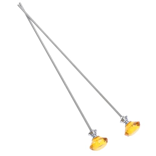 Alipis 2 Stück Fairy Wand Pflanzstäbe mit Kristallspitze Dekorative Metallstäbe für Zimmerpflanzen Orchideen und Tomatenstängelstütze Langlebig Einfach zu Pflegen Eleganter Gartenschmuck von Alipis