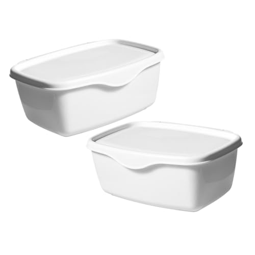 Alipis 2 Stück Feuchttücherbox mit Deckel Luftdichter Stabiler PP Wipes Spender Staubdichte Aufbewahrung Praktische Kosmetiktücher Box für Wohnzimmer und Reise von Alipis