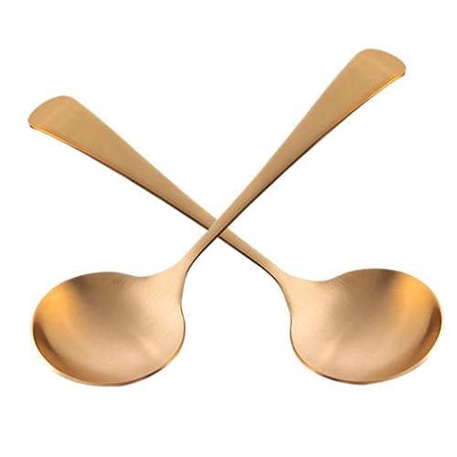 Alipis Einfache Porridge-löffel Haushaltsgeschirr Runde Suppenlöffel Aus Kupfer Verdicktes Messing Leicht Zu Reinigen Rustikaler Stil Alipis Einfache Porridge-löffel Haushaltsgeschirr Runde Suppenlöffel Aus Kupfer Verdicktes Messing Leicht Zu Reinigen Rustikaler Stil von Alipis