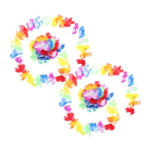 Alipis 2 Stück Hawaiian Party Deko Girlande Tropisches Blumenbanner Hängend Bunte Sommer Party Dekoration Für Innen Außen Fenster Türen Baumzweige von Alipis