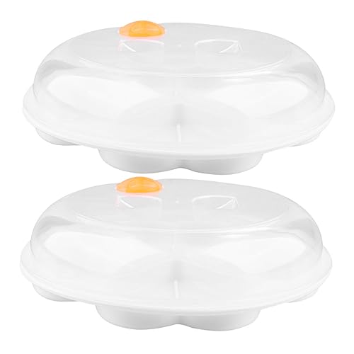 Alipis 2 Stück Herzförmiges Hitzebeständiges Mikrowellen ei tablett Langlebiges Sicheres Küchenzubehör zum Einfachen Eierkochen und Erwärmen im Mikrowellenofen Weiß Alipis 2 Stück Herzförmiges Hitzebeständiges Mikrowellen ei tablett Langlebiges Sicheres Küchenzubehör zum Einfachen Eierkochen und Erwärmen im Mikrowellenofen Weiß von Alipis