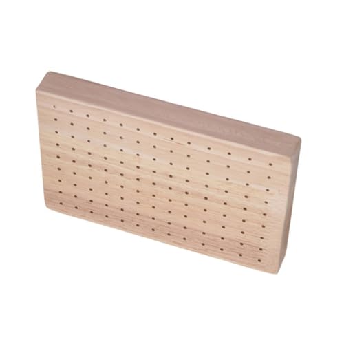 Alipis 2 Stück Holzspießhalter für Catering Rechteckiges Food Skewer Stand mit Löchern Multifunktionales Lebensmittel Displaybrett für Vorspeisen und Obst bei Partys und Veranstaltungen von Alipis