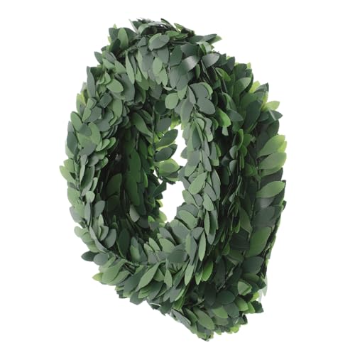 Alipis 2 Stück Künstliche Grüne Girlande PVC Draht Rattan Deko für Hochzeit Auto DIY Kranz Blumen Handwerk Natürliche Optik von Alipis