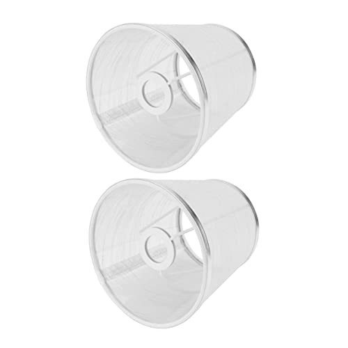 Alipis 2 Stück Lampenschirme zum Aufstecken Stoff Lampenschirm für Tischlampe Silberfarbene DIY Kronleuchter Lampenschirme Indoor Beleuchtung Passend für Wohnzimmer Tischleuchte Alipis 2 Stück Lampenschirme zum Aufstecken Stoff Lampenschirm für Tischlampe Silberfarbene DIY Kronleuchter Lampenschirme Indoor Beleuchtung Passend für Wohnzimmer Tischleuchte von Alipis