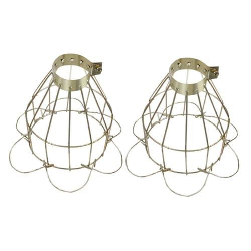 Alipis 2 Stück Metall Lampenschirm Schutz Käfig Industrieller Glühbirnenschutz aus Eisen Drahtlampe Schutz für Deckenleuchten Robust und Dekorativ für Bars und Restaurants Alipis 2 Stück Metall Lampenschirm Schutz Käfig Industrieller Glühbirnenschutz aus Eisen Drahtlampe Schutz für Deckenleuchten Robust und Dekorativ für Bars und Restaurants von Alipis