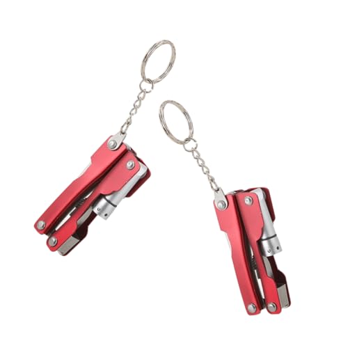 Alipis 2 Stück Multifunktionszange Teiliges mit Taschenlampe Faltbare Outdoor Camping Pocket Pliers Langlebiges Multi Tool aus Robustem Stahl für Notfälle und von Alipis