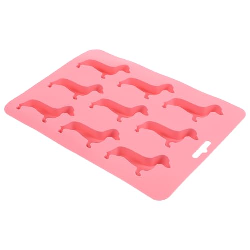 Alipis 2 Stück Niedliche Hundeschokoladenform aus Silikon Wiederverwendbare Backform für Kreative Kekse und Schokoladen für und Diy Baking von Alipis