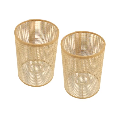 Alipis 2 Stück Rattan Lampenschirm Handgewebt Rustikaler Lampenschirm für Hängelampe Weiches Licht Augenschutz Langlebig Geeignet für Schlafzimmer Wohnzimmer Büro und Landhausstil Alipis 2 Stück Rattan Lampenschirm Handgewebt Rustikaler Lampenschirm für Hängelampe Weiches Licht Augenschutz Langlebig Geeignet für Schlafzimmer Wohnzimmer Büro und Landhausstil von Alipis