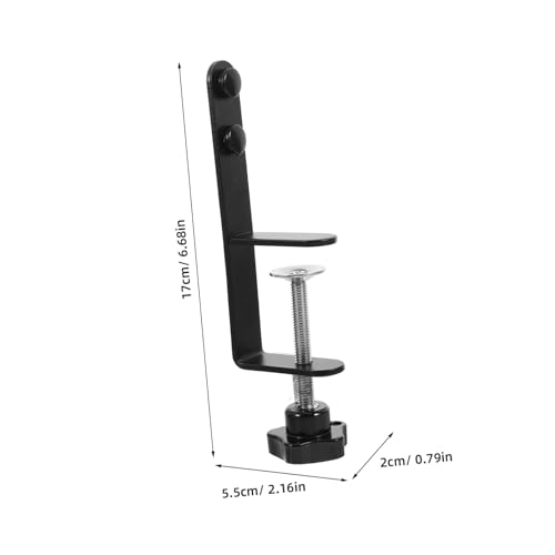 Alipis 2 Stück Robuster Desktop Pegboard Halter aus Eisen Klemmen Stabile Tischbefestigung für Heimwerkstatt und Büro Vielseitiger C halter zur Sicheren Montage Tisch von Alipis