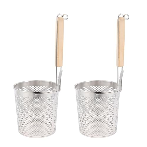 Alipis 2Stücke Teiliges Nudelsieb mit Holzgriff Perforiertes Küchensieb für Pasta Ramen und Dumplings Stapelbares Design für Einfache Aufbewahrung und Effizientes Abtropfen Alipis 2Stücke Teiliges Nudelsieb mit Holzgriff Perforiertes Küchensieb für Pasta Ramen und Dumplings Stapelbares Design für Einfache Aufbewahrung und Effizientes Abtropfen von Alipis