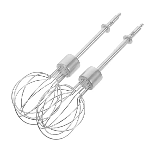 Alipis 2 Stück Rührstäbe für Elektrische Handmixer Mini Rühraufsätze für Eier und Sahne Vielseitige Mixer Ersatzteile für Backen zu Hause Wiederverwendbar von Alipis