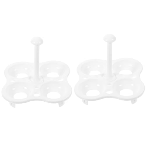 Alipis 2 Stück Teiliges Dampfgarer Eier Rack aus Hitzebeständigem Material Grid Design Wiederverwendbar Multifunktionaler Dampfhalter für Eier Gemüse Krabben Leicht zu Reinigen Langlebig von Alipis