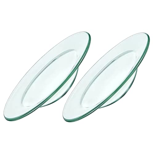 Alipis 2 Stück Teiliges Klare Glas Ölwärmerschalen Ersatz Wachswärmer Teller für Aromalampe Aromatherapie Duftöl Heizung Aromalampe Zubehör von Alipis