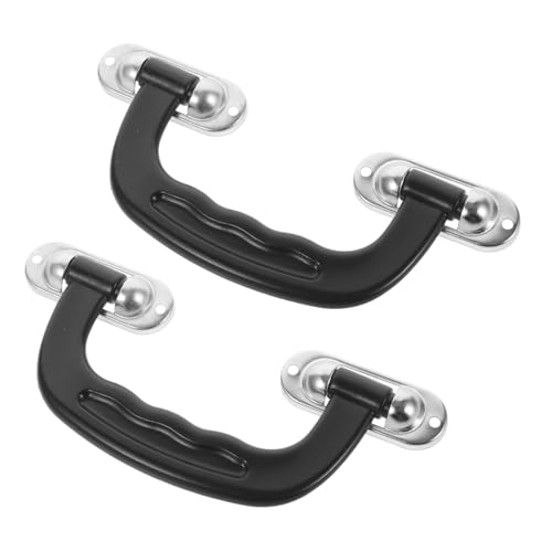 Alipis 2 Stück Teiliges Koffergriff Ersatz Robustem Kunststoff und Metall Ergonomischer Gepäckgriff mit Glatter Oberfläche Leicht zu Montieren Passend für Reisekoffer Taschen und von Alipis
