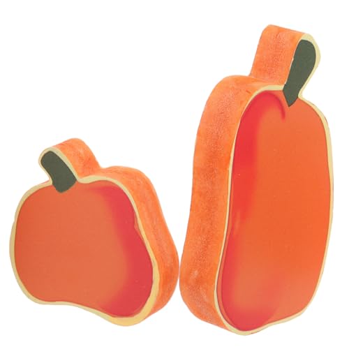 Alipis 2 Stück Teiliges Kürbis Dekorationsset für Halloween und Herbst DIY Kürbis Schnitte für Tisch und Wohnkultur Verschiedenen Erhältlich von Alipis