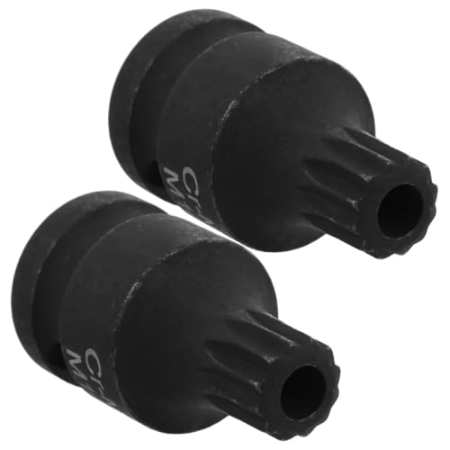 Alipis 2 Stück Teiliges Triple Square Bit Low Profile Remover Stubby Impact Socket für Bremszangen Schrauben Langlebiges Profi-werkzeug Ergonomisch Geeignet für Vielfältige von Alipis