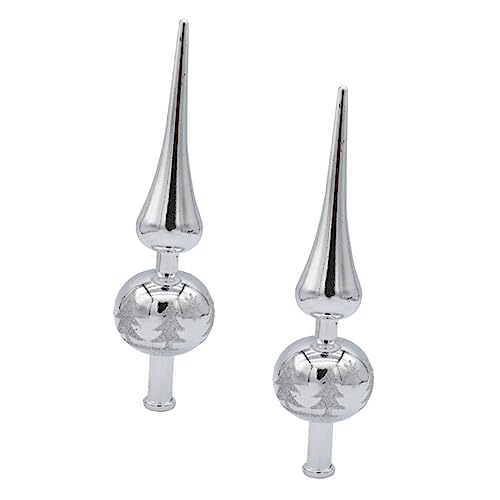 Alipis 2 Stück Teiliges Weihnachtsbaum Topper aus Robustem Silberne Baumspitze Leichte und Einfache Christbaum Deko Stabile Xmas Tree Topper für Festliche Weihnachtsbaumdekoration Alipis 2 Stück Teiliges Weihnachtsbaum Topper aus Robustem Silberne Baumspitze Leichte und Einfache Christbaum Deko Stabile Xmas Tree Topper für Festliche Weihnachtsbaumdekoration von Alipis