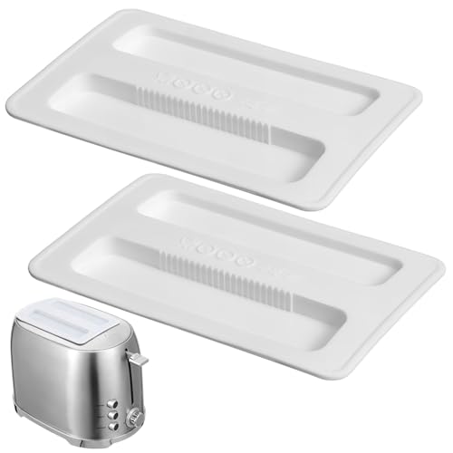 Alipis 2 Stück Toaster Abdeckhaube aus Silikon Staubschutz Scheiben Toaster Einfache Installation Strapazierfähig Minimalistisches Design für Küchengeräte von Alipis