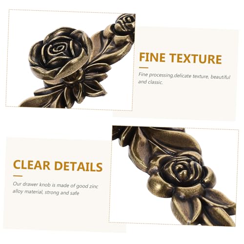 Alipis 2 Stück Vintage Form Möbelknöpfe Antike Schrankgriffe mit Einzelbohrung Klassische Kommodenknöpfe für Kleiderschränke Einfache Montage Zeitersparnis Stilvolles Retro design Alipis 2 Stück Vintage Form Möbelknöpfe Antike Schrankgriffe mit Einzelbohrung Klassische Kommodenknöpfe für Kleiderschränke Einfache Montage Zeitersparnis Stilvolles Retro design von Alipis