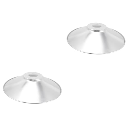 Alipis 2 Stück Wasserdichter Aluminium Lampenschirm für Pendelleuchte Rostfreier Robuste Industrie Abdeckung für und Außenbereich mit Bonusstück von Alipis