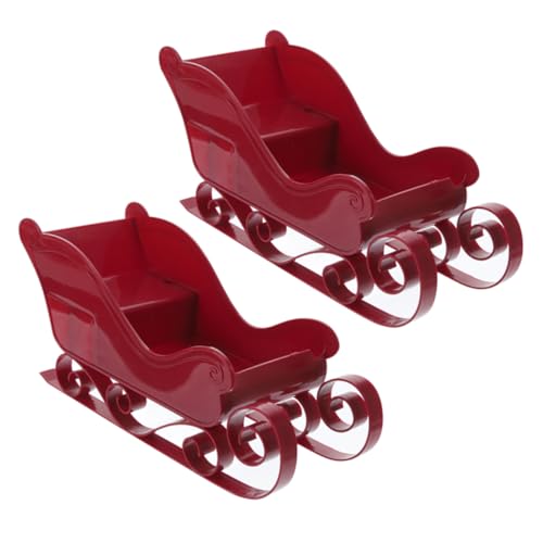 Alipis 2 Stück Weihnachtsdeko Schlitten Rot Tischdekoration für Feiertage Süßigkeitenhalter und Festlicher Schmuck für Wohnzimmer und Schlafzimmer Alipis 2 Stück Weihnachtsdeko Schlitten Rot Tischdekoration für Feiertage Süßigkeitenhalter und Festlicher Schmuck für Wohnzimmer und Schlafzimmer von Alipis
