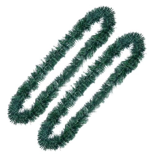 Alipis 2 Stück Weihnachtsgirlande aus Künstlichen Pinienzweigen Flexible und Langlebige Tannengirlande für Innen Außendekoration Vielseitig Biegsam für Fenster Türen und Alipis 2 Stück Weihnachtsgirlande aus Künstlichen Pinienzweigen Flexible und Langlebige Tannengirlande für Innen Außendekoration Vielseitig Biegsam für Fenster Türen und von Alipis