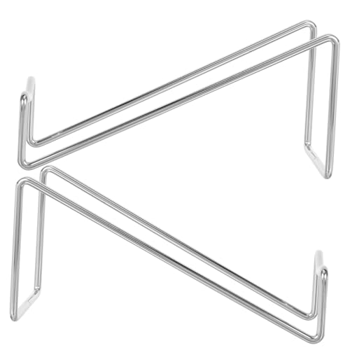 Alipis 2 Stück Weinflaschenhalter Edelstahl Geometrisches Design Platzsparend Langlebig Spiegelglänzend Moderner Flaschenständer für Bar Küche Wohnzimmer von Alipis
