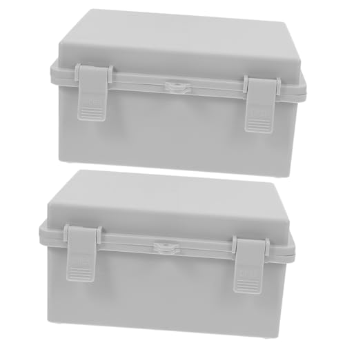 Alipis 2 Stück Wetterfeste Abzweigdose Teilig Robuste Elektrische Anschlussbox aus Abs für Outdoor Anwendungen und Sichere Kabelverbindung für Diy Projekte von Alipis
