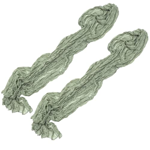 Alipis 2 Stück romantische Tischdecke Fiesta Tischläufer aus Käsetuch gefälscht Hochzeitsdekorationen Blumen- rustikale graceling froeh Polyester -Tischdecke Party -Tischdecke Light Green von Alipis