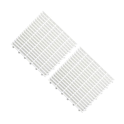 Alipis 2 Stück rutschfeste Badezimmer Fußmatte Schnelltrocknend DIY Zuschneidbar Vielseitig für Bad Küche Flur Balkon Indoor und Outdoor Geeignet von Alipis