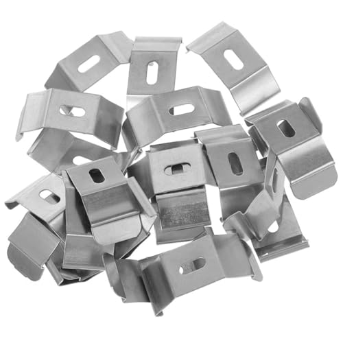 Alipis 20 Stück Teiliges Eisenhalterungen für Vertikaljalousien Robuste Metallklammern zur Sicheren Montage von Lamellenvorhängen Kompatibel mit Dachfenster Raffrollos Vielseitige von Alipis