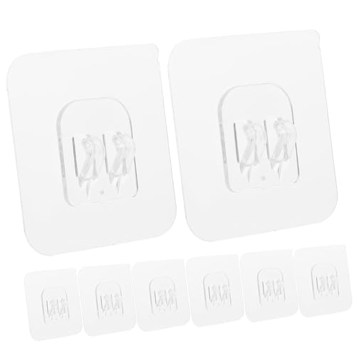 Alipis 20 Stück Teiliges Klebehaken Transparent Wandhaken Selbstklebend Stark Tragfähig Für Badezimmer Küche Ohne Bohren Praktische Wandaufhänger Für Handtücher Badutensilien Einsetzbar Alipis 20 Stück Teiliges Klebehaken Transparent Wandhaken Selbstklebend Stark Tragfähig Für Badezimmer Küche Ohne Bohren Praktische Wandaufhänger Für Handtücher Badutensilien Einsetzbar von Alipis