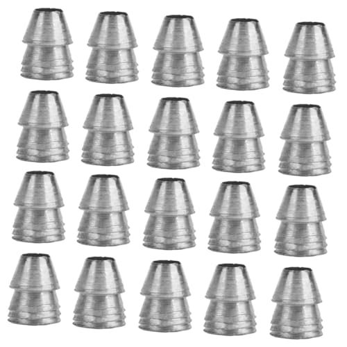 Alipis 20 Stück Teiliges Runde Keile aus Robustem Eisen Polierte Oberfläche Rostfrei und Bruchsicher Verstärkende Hammerkeile zur Sicheren Befestigung von Hammerstielen Einfache von Alipis