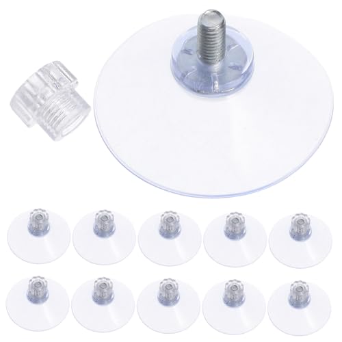 Alipis 20 Stück Teiliges Transparente Saugnäpfe Schrauben Wiederverwendbare Saugnäpfe mit Gewinde Starke Haftkraft Einfache Montage Geeignet für Badezimmer Küche Fenster Auto Klare Alipis 20 Stück Teiliges Transparente Saugnäpfe Schrauben Wiederverwendbare Saugnäpfe mit Gewinde Starke Haftkraft Einfache Montage Geeignet für Badezimmer Küche Fenster Auto Klare von Alipis